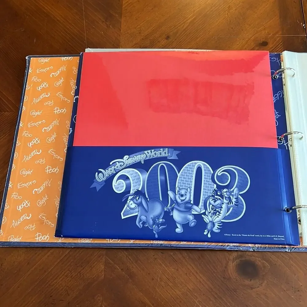 Walt Disney World 2003 Winnie the Pooh Scrapbook Starter Kit Vintage New